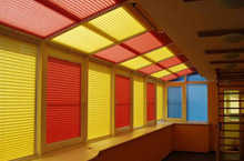 Как смотрятся на окнах жалюзи-плиссе