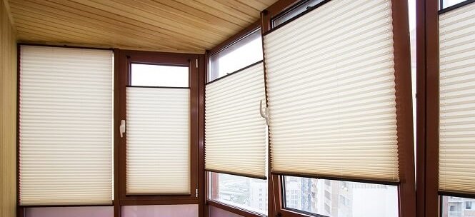 Сонцезахисні штори пліссе