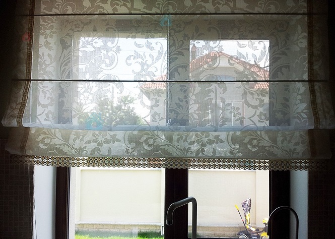 Римские шторы для кухни под заказ