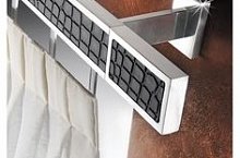 Карниз скарлайн, с кожаными вставками